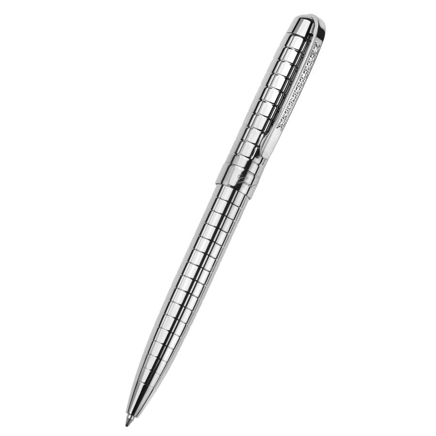 Gevril Avenue Of America Sterling Silver Diamond Ballpoint Pen