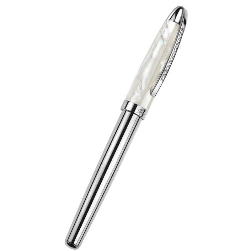 Gevril Morcote Sterling Silver Roller Ball Diamond Pen