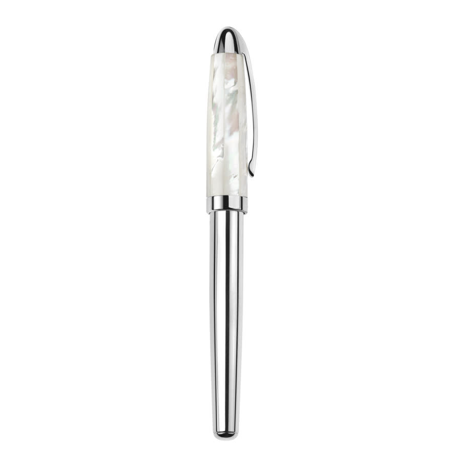 Gevril Morcote Sterling Silver Roller Ball Diamond Pen