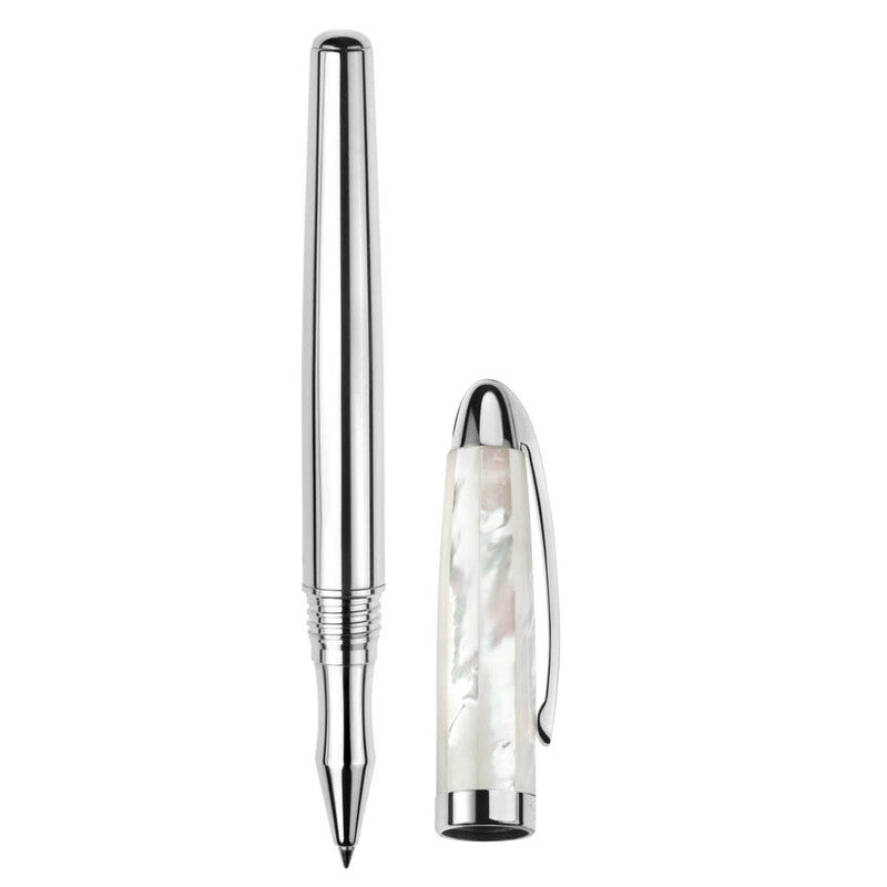 Gevril Morcote Sterling Silver Roller Ball Diamond Pen