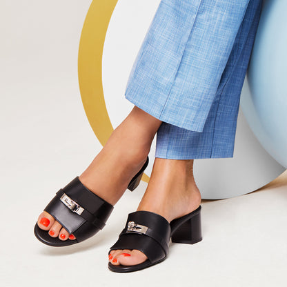  Hermes Gigi 50 Sandal Noir