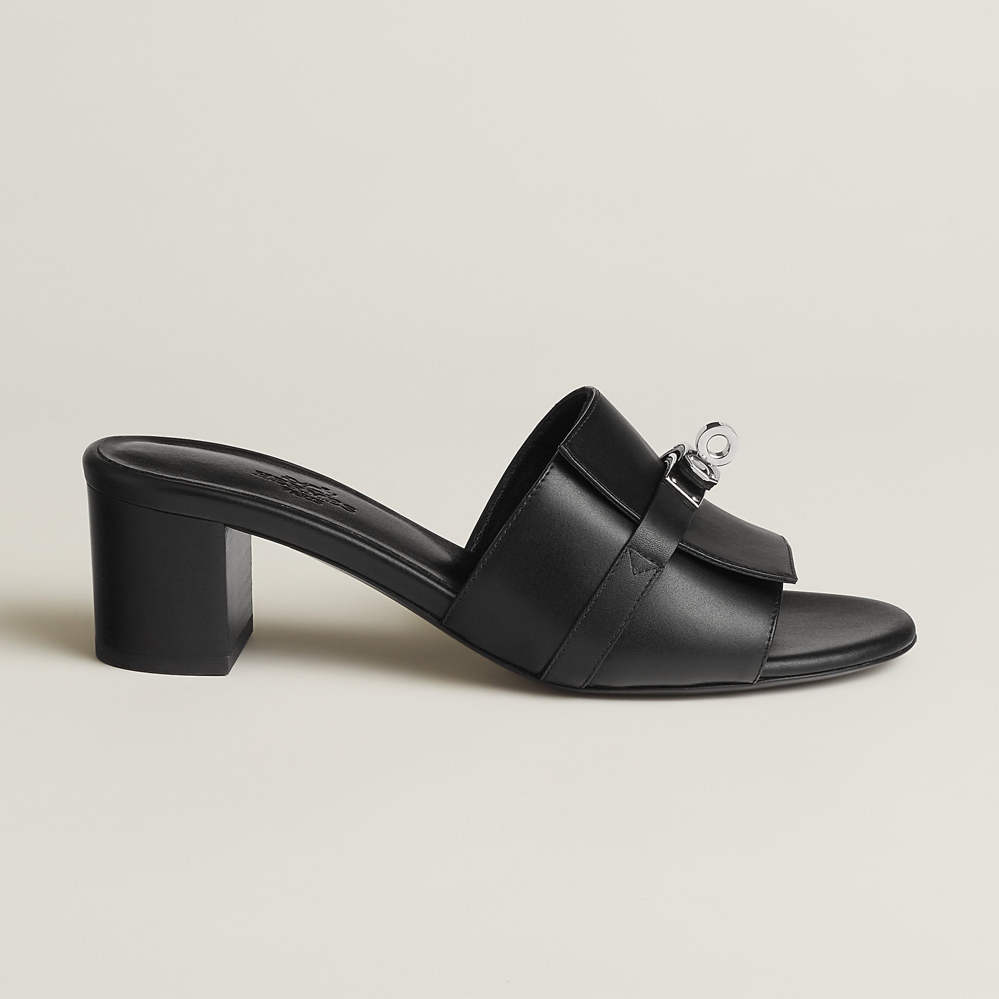  Hermes Gigi 50 Sandal Noir