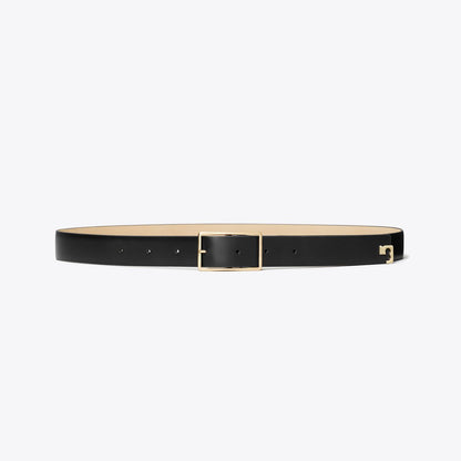 Tory Burch Gigi Belt Black / GOLD