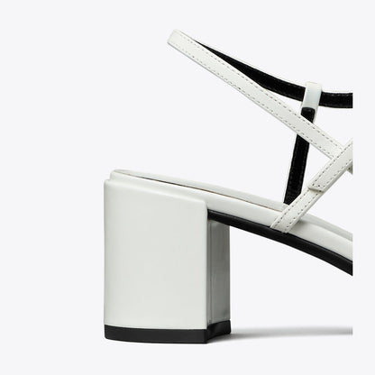 Tory Burch Gigi Heeled Sandal WHITE