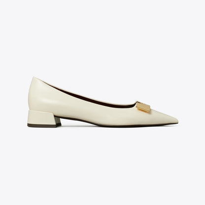 Tory Burch Gigi Petite Pump LIGHT CREAM / GOLD