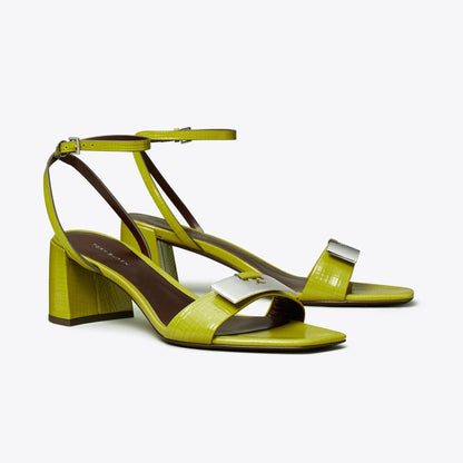 Tory Burch Gigi Sandal GREENWAY / SILVER