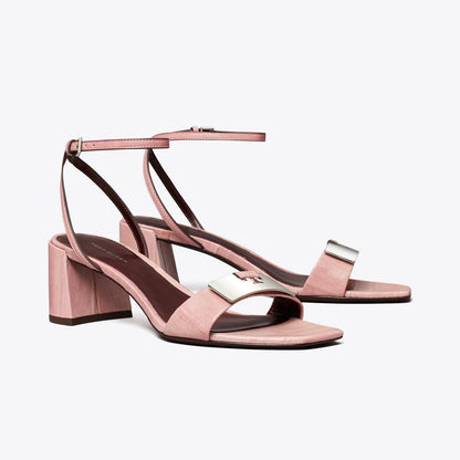 Tory Burch Gigi Sandal ROSEWOOD / SILVER