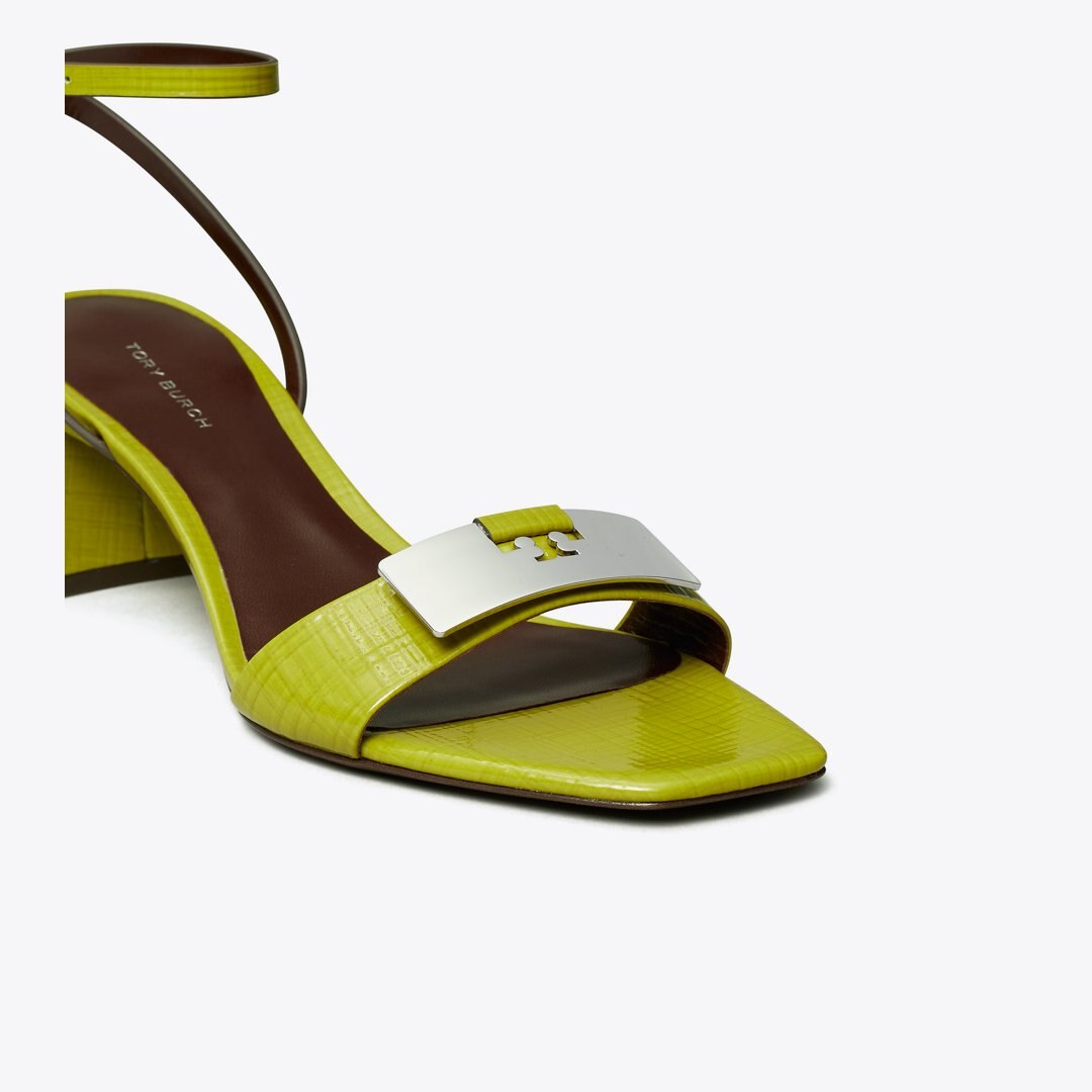 Tory Burch Gigi Sandal GREENWAY / SILVER