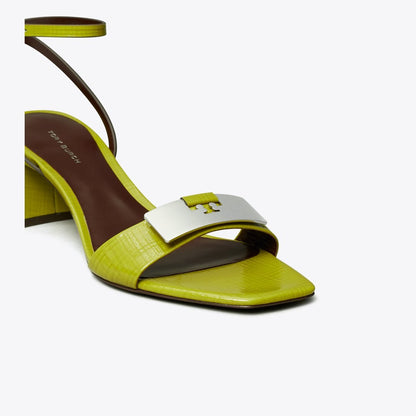 Tory Burch Gigi Sandal GREENWAY / SILVER