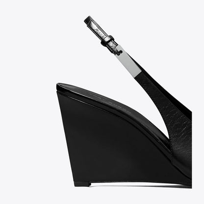 Tory Burch Gigi Slingback Wedge PERFECT BLACK