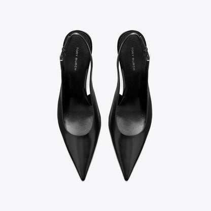 Tory Burch Gigi Slingback Wedge PERFECT BLACK