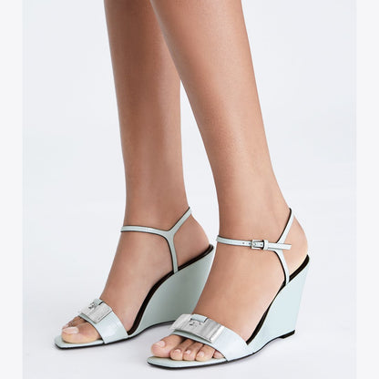 Tory Burch Gigi Wedge Sandal SUMMIT / SILVER