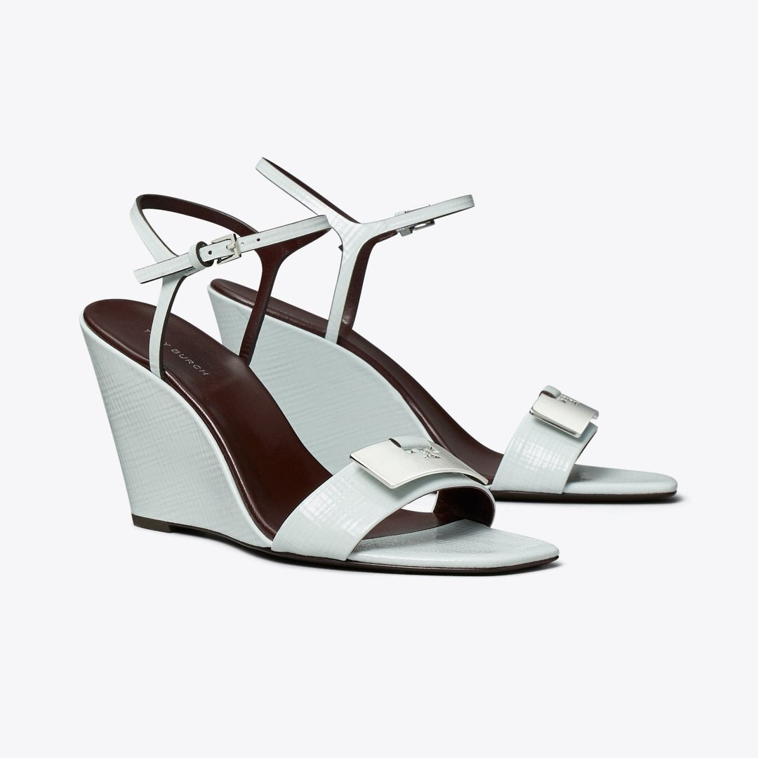 Tory Burch Gigi Wedge Sandal SUMMIT / SILVER