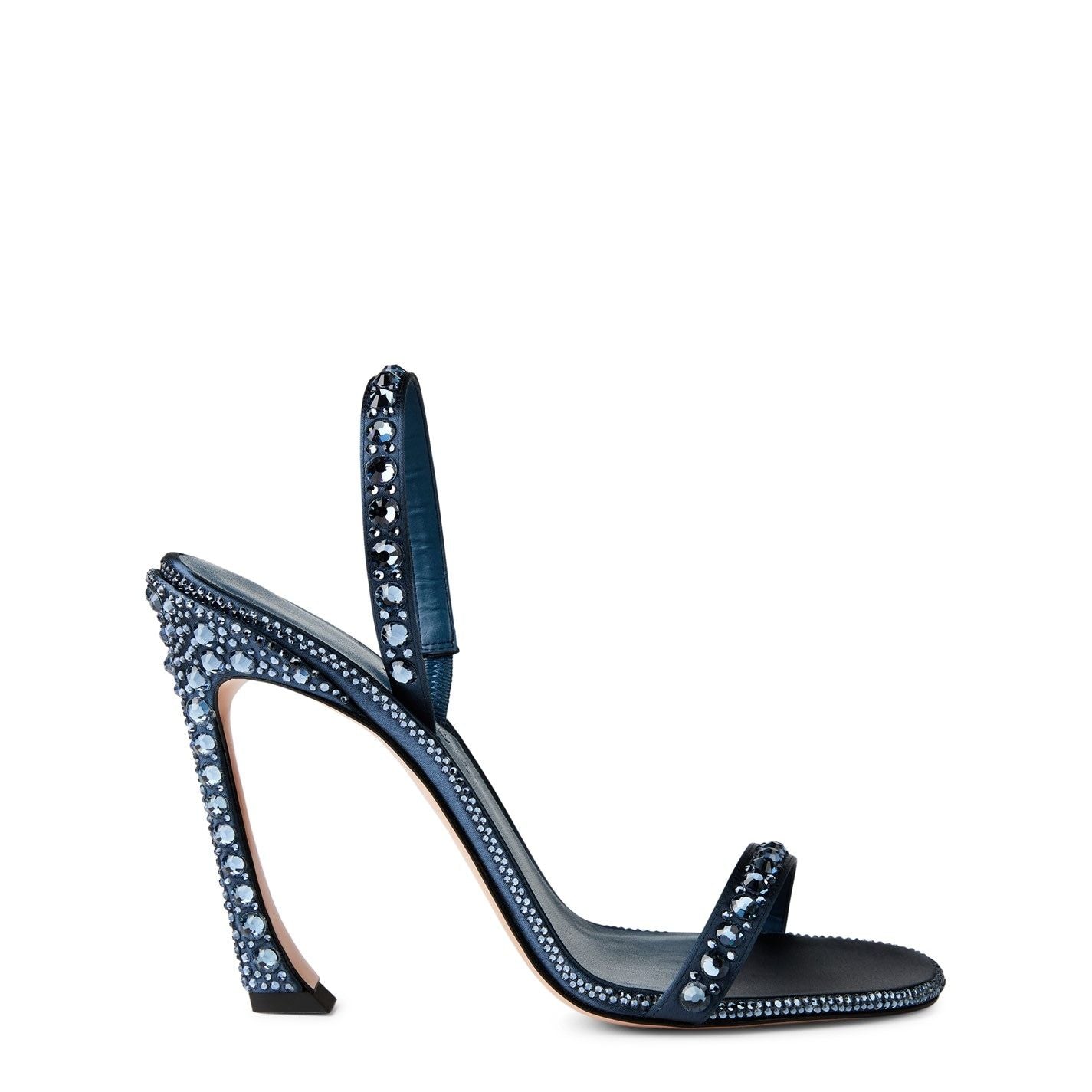  Ginevra 100 Crystal Sandals Storm Blue