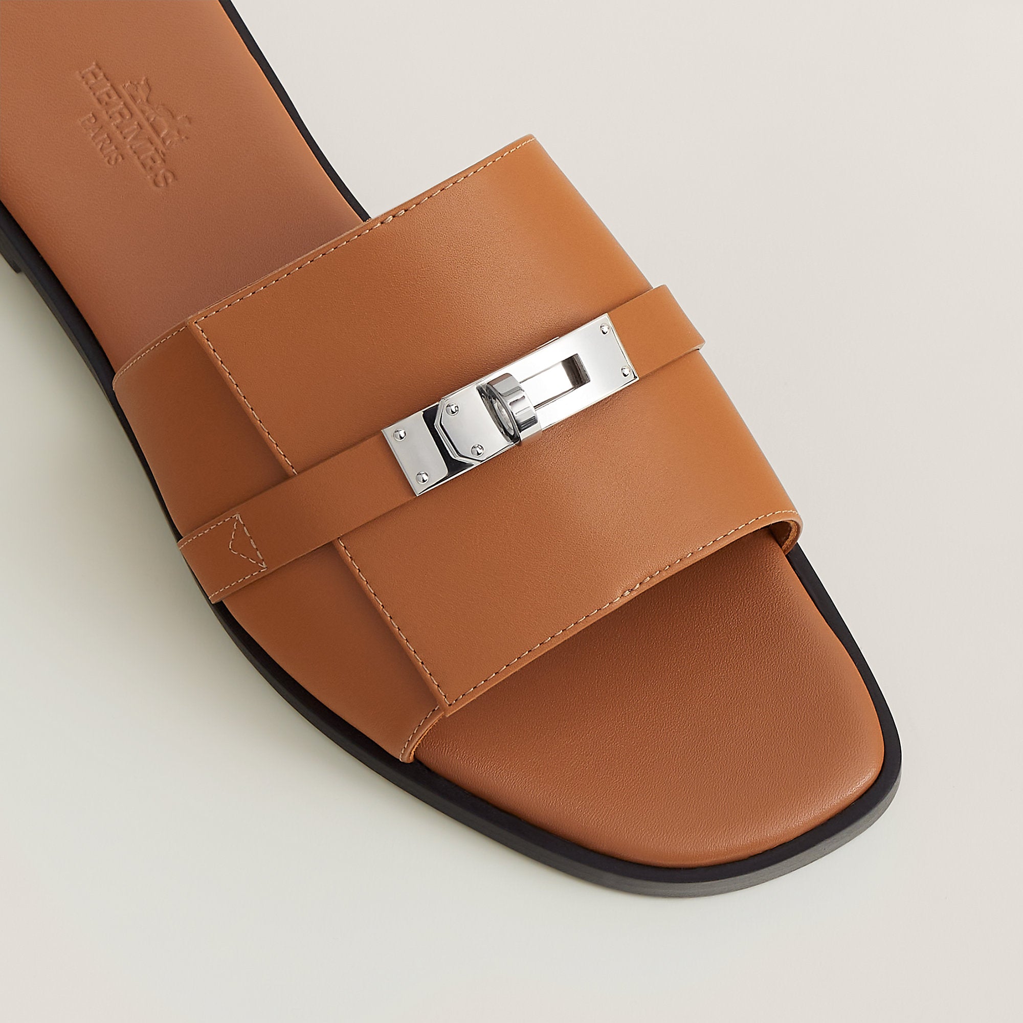  Hermes Giulia Sandal Naturel
