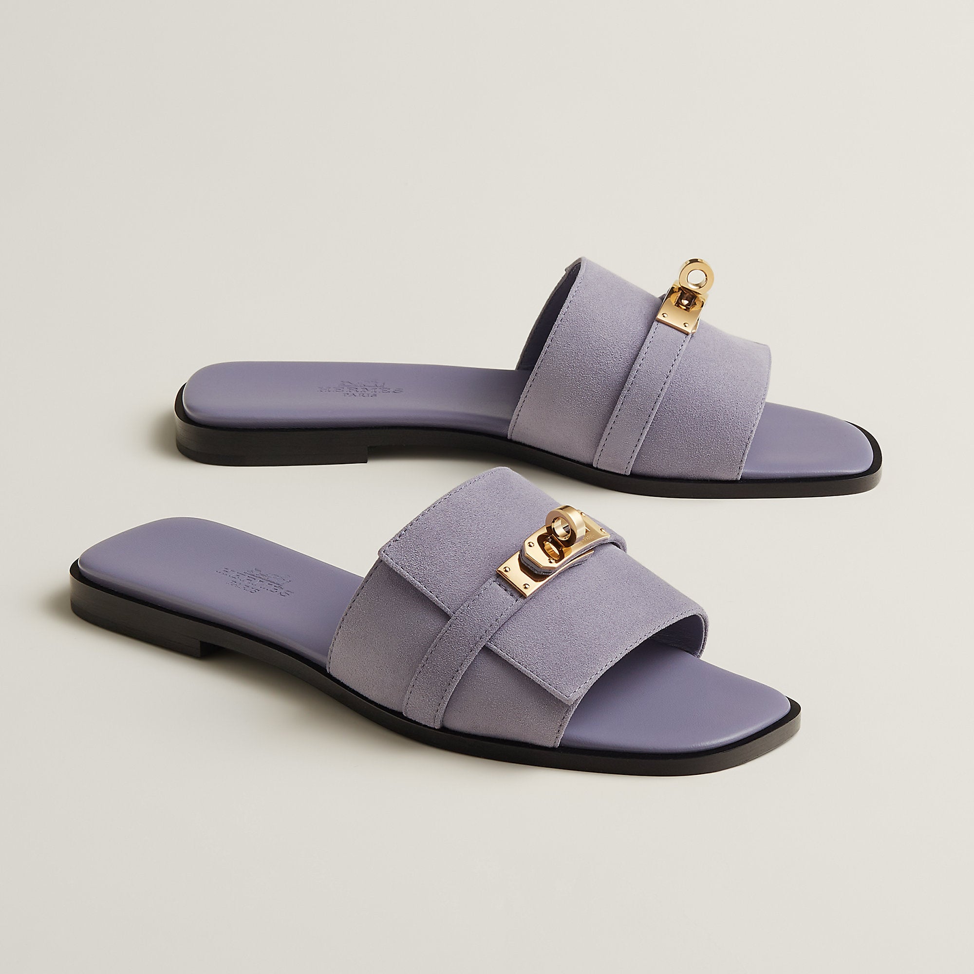  Hermes Giulia Sandal Violet Glycine