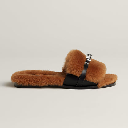  Hermes Giulia Sandal Naturel