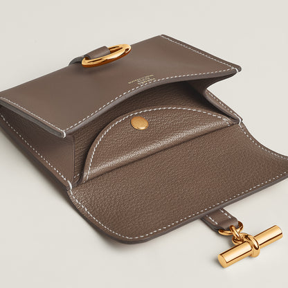  Hermes Glenan Compact Wallet Toupe