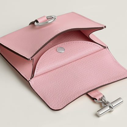  Hermes Glenan Compact Wallet Rose Sakura