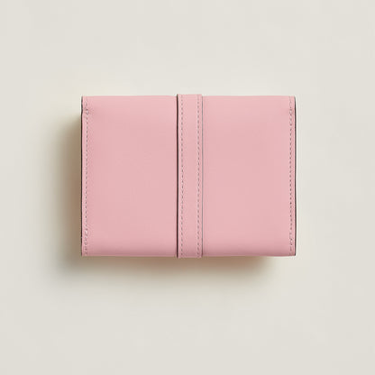  Hermes Glenan Compact Wallet Rose Sakura