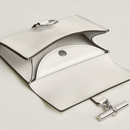  Hermes Glenan Compact Wallet Gris Ple