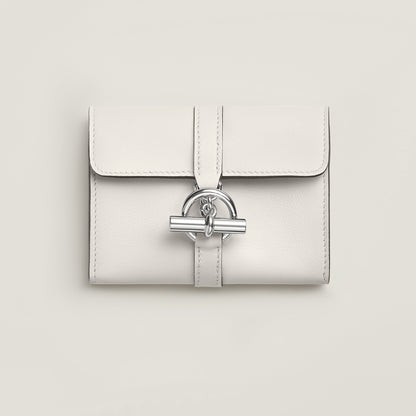  Hermes Glenan Compact Wallet Gris Ple