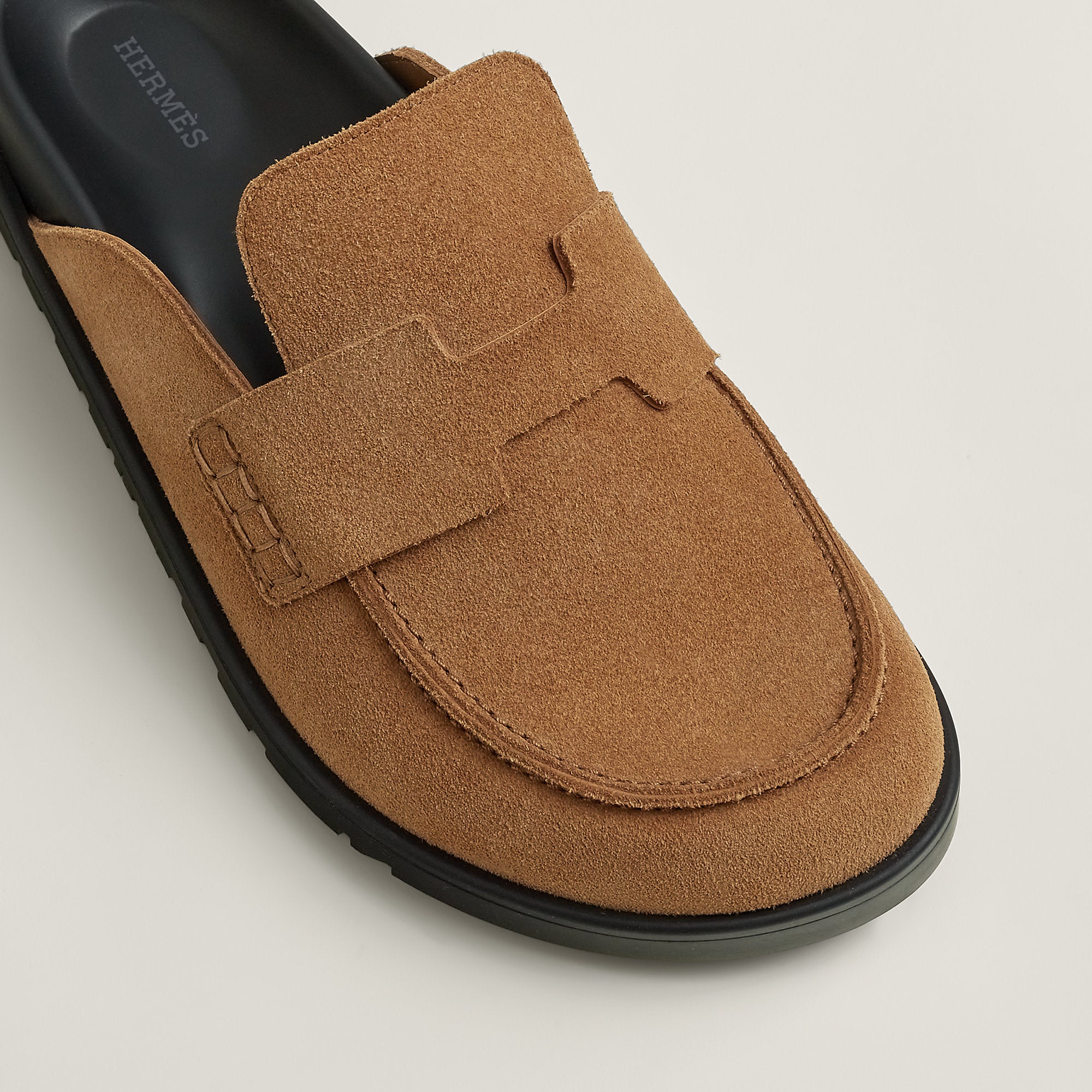  Hermes Go Mule Brun Fum