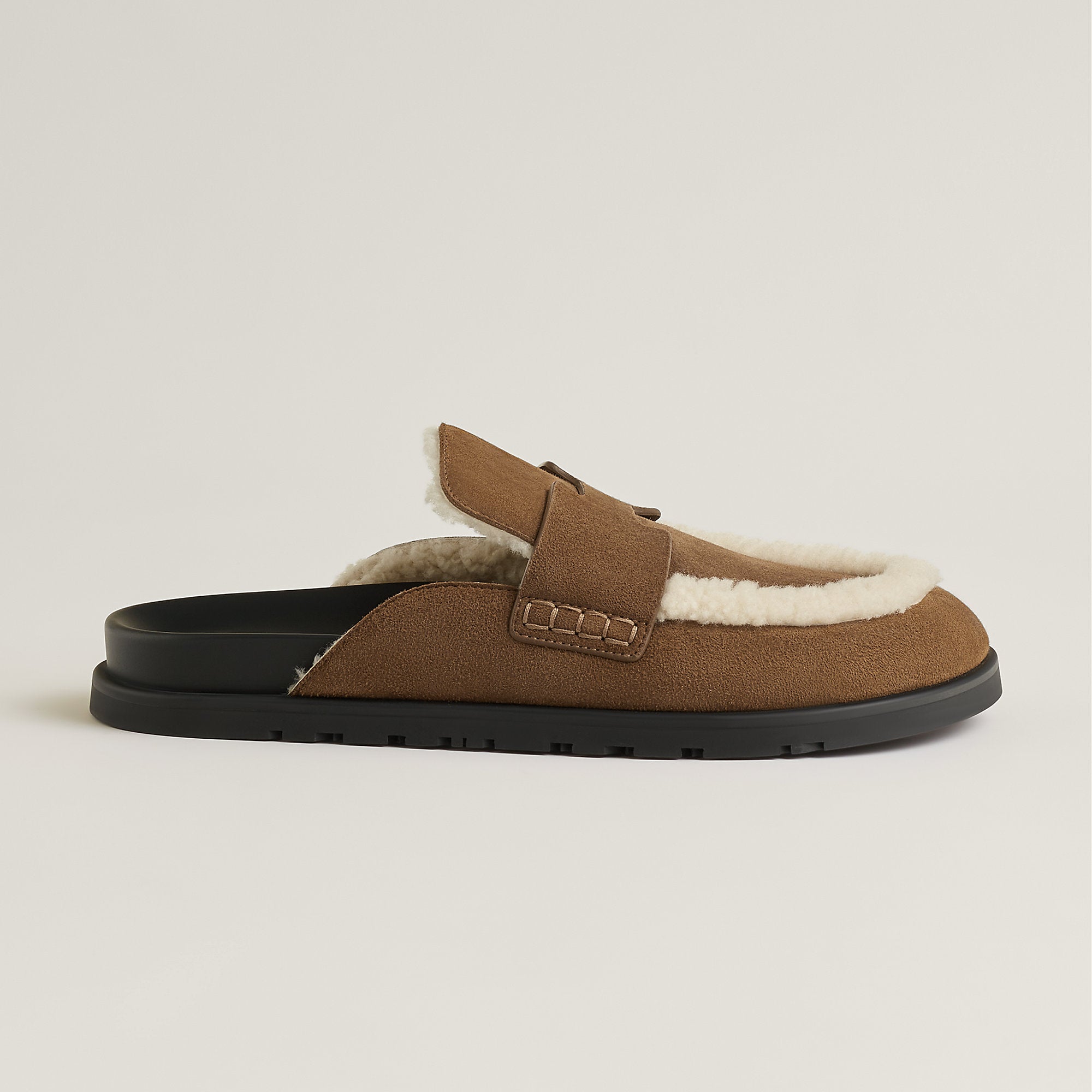  Hermes Go Mule Brun Fum