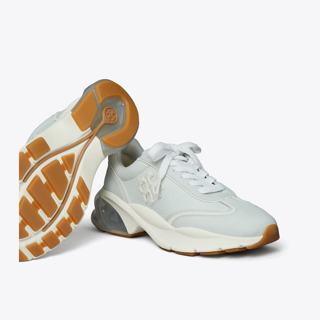 Tory Burch Good Luck Trainer POWDER BLUE / BIANCO