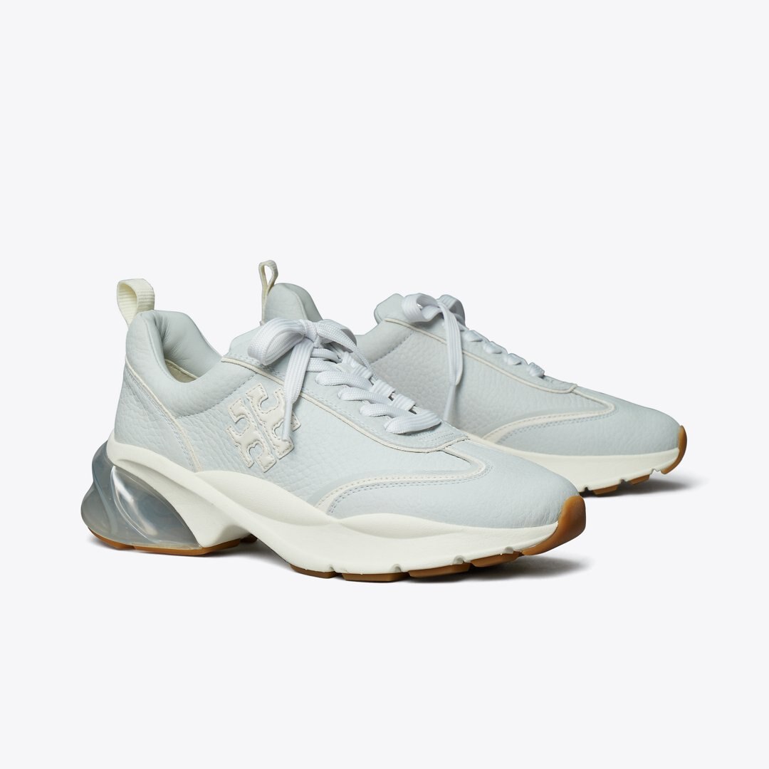 Tory Burch Good Luck Trainer POWDER BLUE / BIANCO