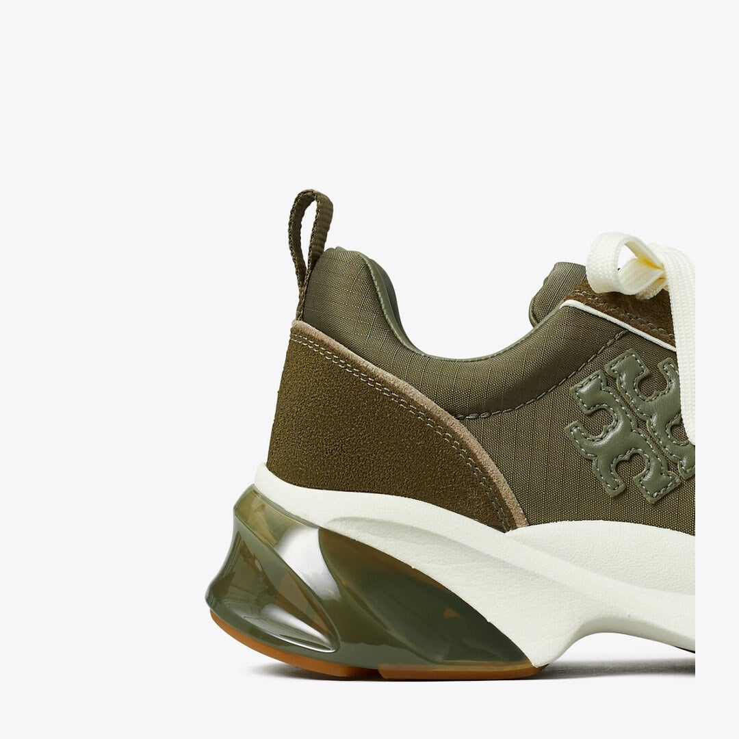 Tory Burch Good Luck Trainer DARK OLIVE / DARK OLIVE/ ANETO