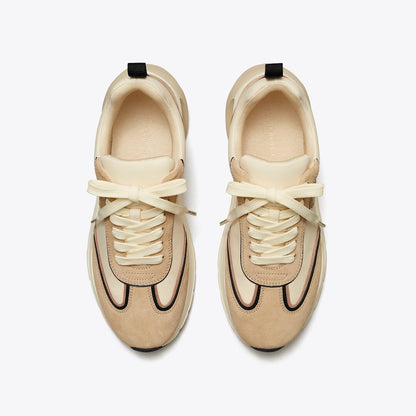 Tory Burch Good Luck Trainer FRENCH PEARL / LINO