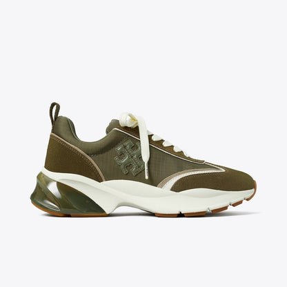 Tory Burch Good Luck Trainer DARK OLIVE / DARK OLIVE/ ANETO