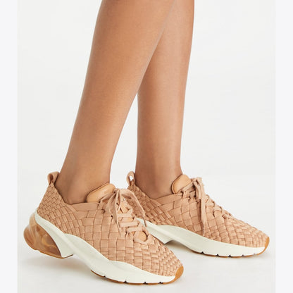 Tory Burch Good Luck Woven Trainer VINTAGE BLUSH