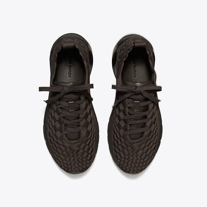 Tory Burch Good Luck Woven Trainer COCOA