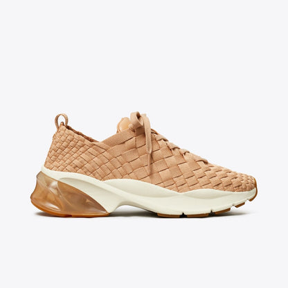 Tory Burch Good Luck Woven Trainer VINTAGE BLUSH