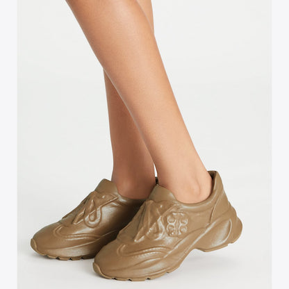 Tory Burch Good Luck X-Ray Trainer LIGHT CHAI