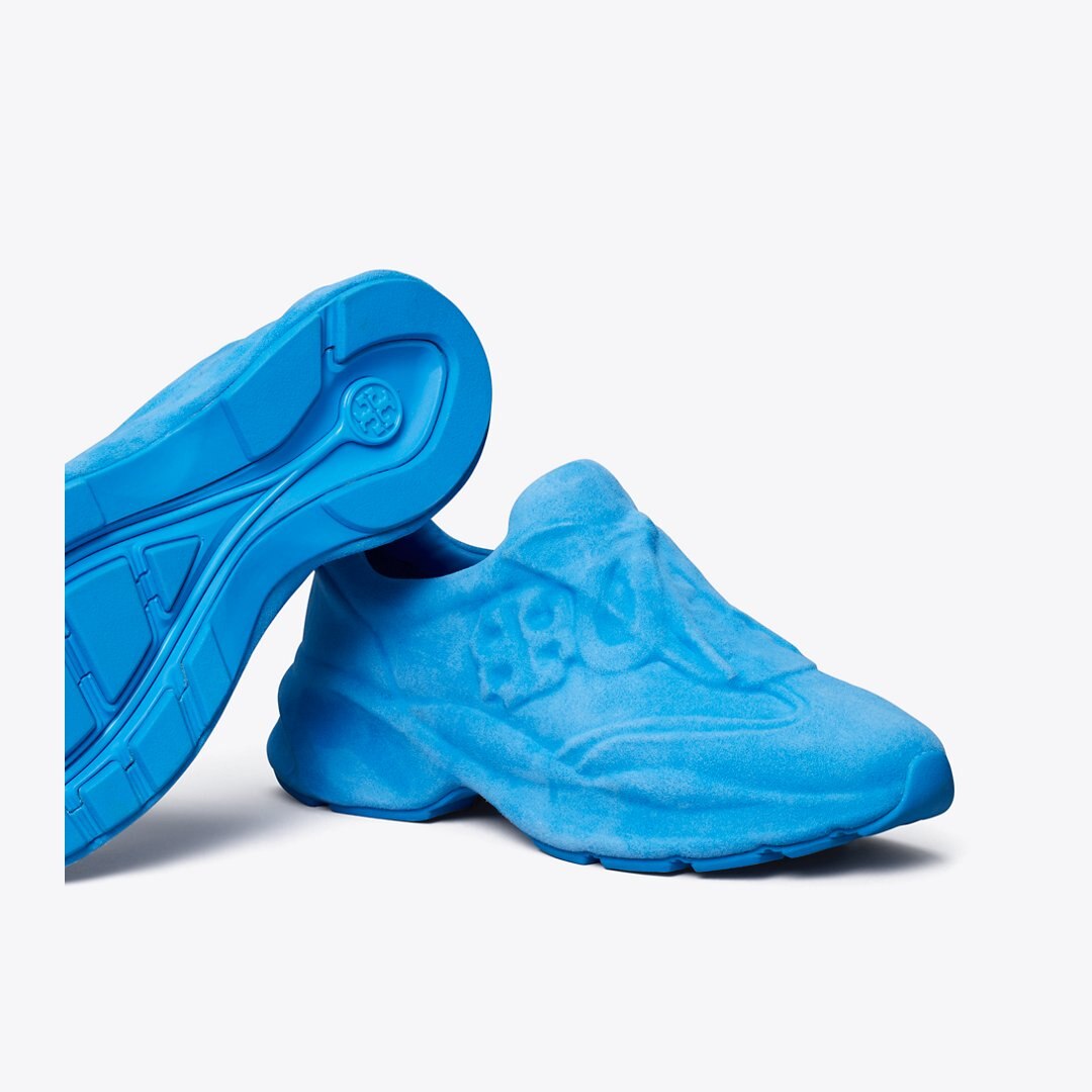 Tory Burch Good Luck X-Ray Trainer CAVE BLUE