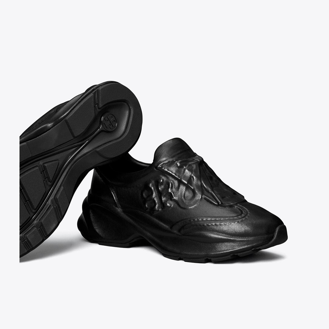 Tory Burch Good Luck X-Ray Trainer PERFECT BLACK