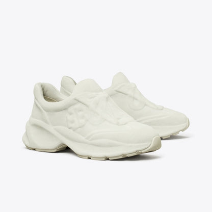 Tory Burch Good Luck X-Ray Trainer LIGHT TITANIUM