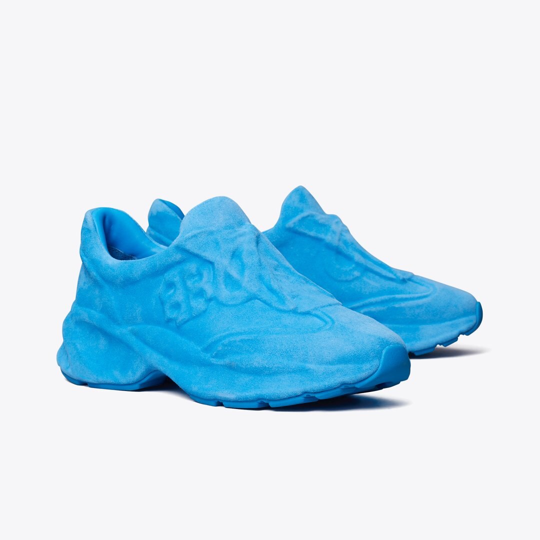 Tory Burch Good Luck X-Ray Trainer CAVE BLUE