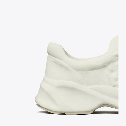 Tory Burch Good Luck X-Ray Trainer LIGHT TITANIUM