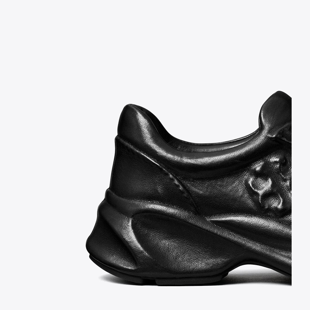 Tory Burch Good Luck X-Ray Trainer PERFECT BLACK