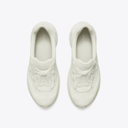 Tory Burch Good Luck X-Ray Trainer LIGHT TITANIUM