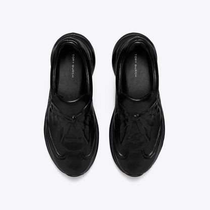 Tory Burch Good Luck X-Ray Trainer PERFECT BLACK