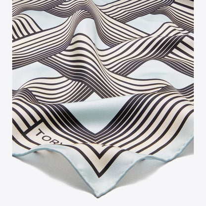 Tory Burch Gradual Stripe Neckerchief Gradual Stripe Blue