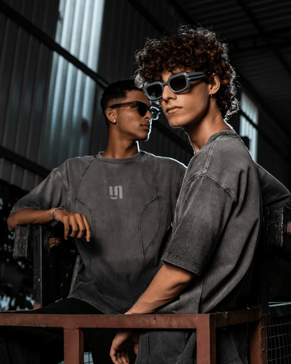 GREY THREADBARE TEE - SULLITT