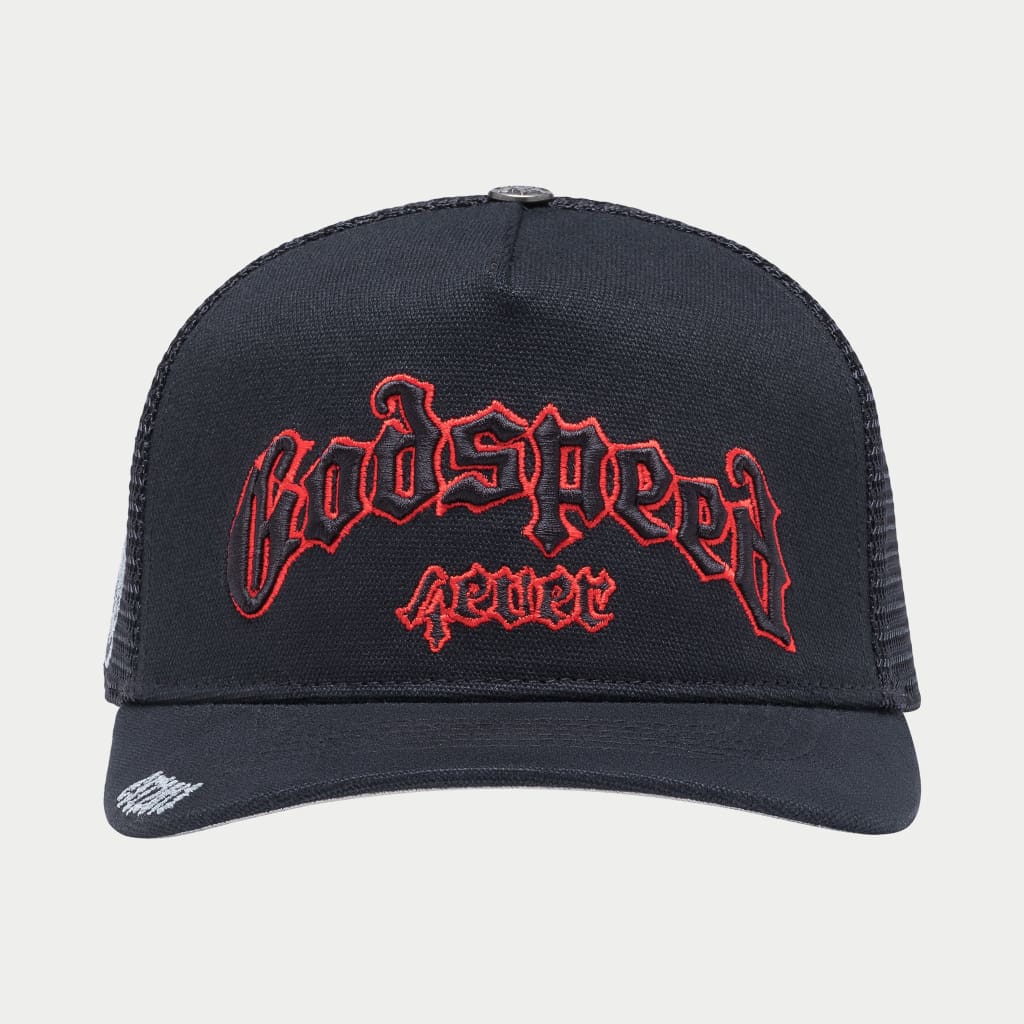 Godspeed GS Forever Trucker HAT (Black / Red)