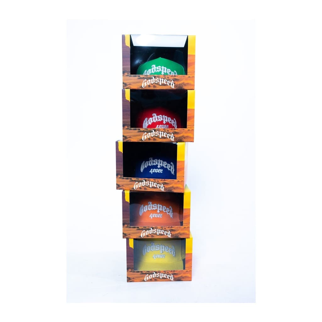Godspeed GS Forever Trucker HAT Black / Blue / Orange