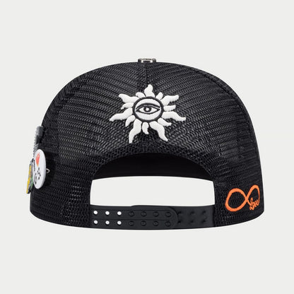 Godspeed GS Forever Trucker HAT Black / Blue / Orange